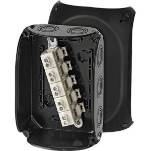 Hensel Kabeldoos IP66/67/69. BM4. 2.5-10 mm&sup2;. 5 polig. Invoer M20/25/32 Zwart - 62000062 etim internet - 20010730