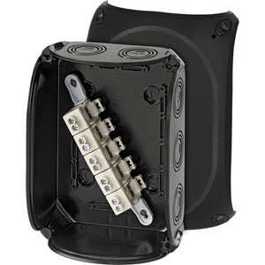 Hensel Kabeldoos IP66/67/69. BM5. 2.5-10 mm&sup2;. 5 polig. Invoer M25/32/40 Zwart - 62000066 etim internet - 20010736