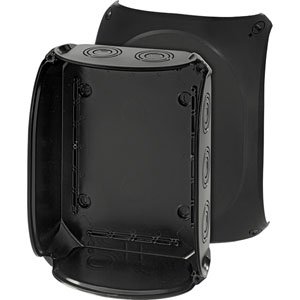 Hensel Kabeldoos IP66/67/69. BM7. Zonder klem. Invoer M25/40/50. Zwart - 62000074 etim internet - 20010746