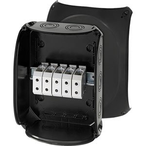 Hensel Kabeldoos IP66/67/69. BM7. 16-35 mm&sup2;. 5 polig. Invoer M25/40/50. Zwart - 62000076 etim internet - 20010750