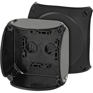Hensel Kabeldoos IP66/67/69. BM2. Zonder klem. Wand glad. Zwart - 62000084 etim internet - 20010709