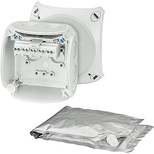 Hensel Kabeldoos IP66/68. BM1. 0.75-2.5 mm&sup2;. 5 polig. met Gietmassa. Grijs - 62000097 etim internet - 20011349