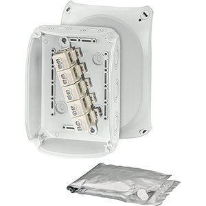 Hensel Kabeldoos IP66/68. BM4. 2.5-10mm&sup2;. 5 polig. met Gietmassa. Grijs - 62000109 etim internet - 20011361