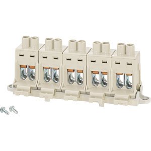 Hensel Klemmenset 6-25 mm&sup2;. 5-polig. 2 klemmen per pool voor DK/KF 16 - 62000118 etim internet - 20010415