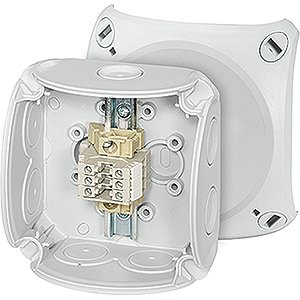 Hensel Kabeldoos IP66. 93x93mm. 3x Rijgklem 0.5-4mm&sup2;. M20 membranen. Grijs - 62000171 etim internet - 20011308