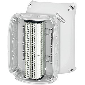 Hensel Kabeldoos IP66 130x180. 24x Rijgklem 0.14-6mm&sup2;. M25/32 membranen Grijs - 62000179 etim internet - 20011316