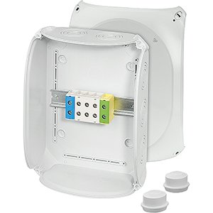 Hensel Kabeldoos IP66/67/69 BM7 2x1.5-50 mm&sup2; Cu/Alu 5p Invoer M25/40/50 Grijs - 62000228 etim internet - 20010752