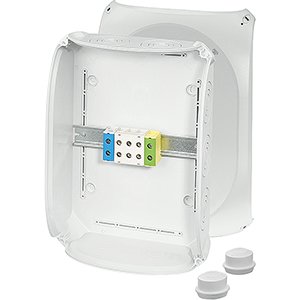 Hensel Kabeldoos IP66/67/69 BM8 2x1.5-50 mm&sup2; Cu/Alu 5p Invoer M25/40/63 Grijs - 62000229 etim internet - 20010757