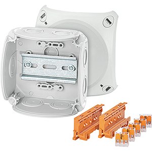 Hensel Kabeldoos IP66. BM2. 0.75-4 mm&sup2;. 5xWago. M20/25 membranen. Grijs - 62000232 etim internet - 20010373
