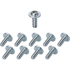 Hensel DK-montageschroef. 10 mm. torx T15. voor materiaal 0.5 tot 4 mm. 9 mm - 62000235 etim internet - 20010406