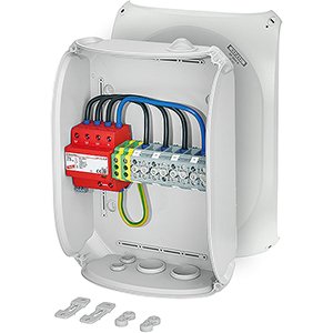 Hensel KF OSB behuizing 355x255mm OSB 30kA type 1+2 TN-S. 4-35mm&sup2; klem - 62000273 etim internet - 20011320