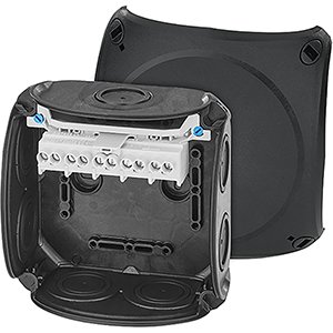 Hensel Kabeldoos IP66. BM3. 1.5-6 mm&sup2;. 5 polig. M25/32 membranen. Zwart - 62000300 etim internet - 20010379