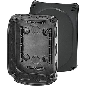 Hensel Kabeldoos IP66. BM4. zonder klem. M25/32 membranen. Zwart - 62000301 etim internet - 20010382