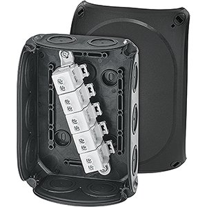 Hensel Kabeldoos IP66. BM4. 2.5-10 mm&sup2;. 5 polig. M25/32 membranen. Zwart - 62000302 etim internet - 20010385