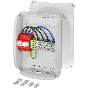 Hensel KF OSB behuizing 355x255mm OSB 50kA type 1+2 TN-S. 4-35mm&sup2; klem - 62000414 etim internet - 20011318