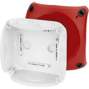 Hensel Kabeldoos IP66. BM3. zonder klem. M25/32 membranen. Deksel Rood - 62000417 etim internet - 20010376