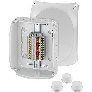 Hensel Kabeldoos IP66 BM6. 0.5-16 mm&sup2;. 5p Insteekklem. invoer M25/40/50 Grijs - 62000421 etim internet - 20010393