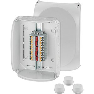 Hensel Kabeldoos IP66 BM7. 0.5-25 mm&sup2;. 5p Insteekklem. invoer M25/40/50 Grijs - 62000422 etim internet - 20010397