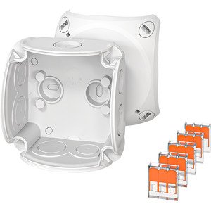 Hensel Kabeldoos IP66. BM0. 0.75-4 mm&sup2;. 5xWago. M16/20 membranen. Grijs - 62000442 etim internet - 20010357