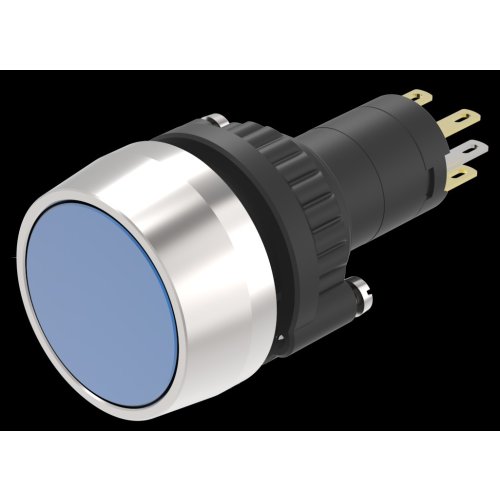 EAO Pushbutton-Set raised lens alu blue flat mom ST/PT 1NC+1NO - 632daebbdaeabbf1f40c5ca68b387945 - 20045863