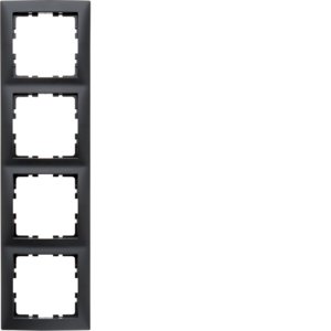 BERKER afdekraam 4v antraciet 10149949 - 65791afeaa7e70c61e2dfb575210eb09 - 3200084