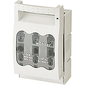 Hensel Mi Mespatroon lastscheider 160A NH00 3p voor bodemmontage - 6600230 etim internet - 20011298