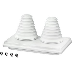 Hensel Kabelinvoerflens op montage plaat IP55. 2x72 mm - 6600249 etim internet - 20011303