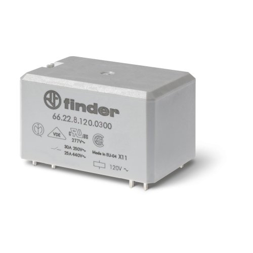 Finder FIN RELAIS 2M 30A 24VDC - 6622 0300 - 20007777