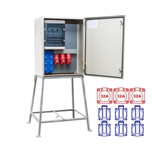 Keraf kWh-meterkast 63A 3x32/5 6xSchuKo - 6710252d669a4b614943ad99a0d01e63 - 20157199