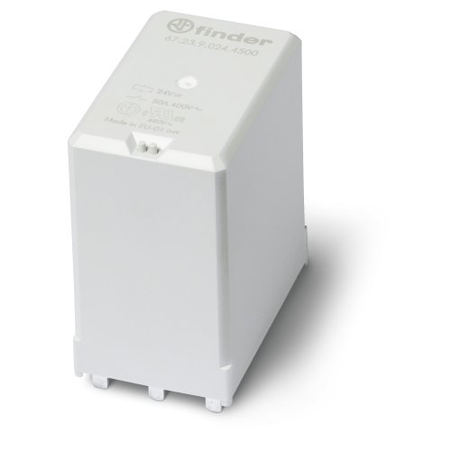 Finder FIN RELAIS 50A 3M 24VDC/AgSnO2/&ge;5,2mm. - 672390244500 - 20007806