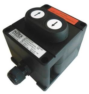 INDEX 2v drukknoppenkast start/stop 1x no 1x nc - 6729594 - 6729594