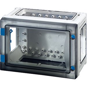 Hensel Lege behuizing. BM1. 270x180x163. wand Open. Transparant deksel - 68000000 etim internet - 20010513