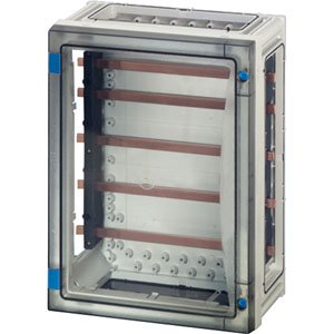 Hensel Railsysteemkast 250A. 5 polig. 270x360mm. wand Open - 68000025 etim internet - 20010577