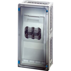 Hensel Lastscheiderkast 1x 250A NH1 3 polig. 270x360.wand Open. +PE/Nul klem - 68000028 etim internet - 20010585