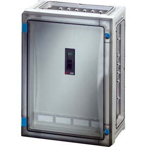 Hensel Vermogensautomaatkast 160A 3 polig. 270x360mm. wand Open. +PE/N klem - 68000033 etim internet - 20010594