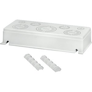 Hensel Aanbouwflens. 2x M20/M25-32/M32-50.1x M40-63. Breedte 270mm - 68000070 etim internet - 20010634