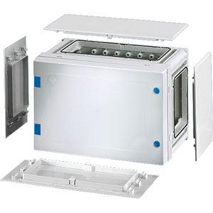 Hensel Lege behuizing. BM1. 276x186x163 wand Dicht Ondoorzichtig deksel - 68000091 etim internet - 20010516