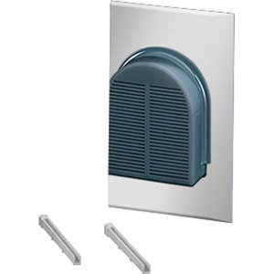 Hensel Ventilatierooster Flens IP44. Breedte 180mm. verticale montage - 68000194 etim internet - 20010606