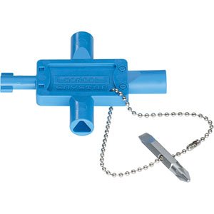 Hensel Multikey voor Dubbelbaard. Sleuf. 3 en 4 kant 8mm - 68000290 etim internet - 20011343