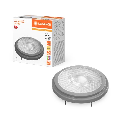 OSRAM parathom led lamp ar111 7,4w 3000k g53 450lm - 689fc00524b535007b29f72949115ccf - 11002562