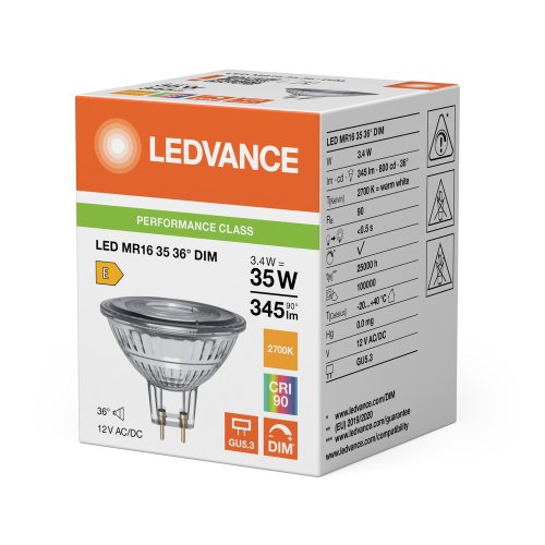 OSRAM parathom led lamp mr16 3,4w 2700k gu5,3 345lm - 6c371a0f9af3809c0d8604e3330d0089 - 11010516