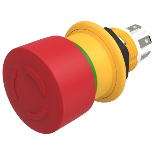 EAO Switch emergency-stop twist release 1NC+1NO, non illuminated - 6d36e2debc586ec37dbc598ddfc0a614 - 20043293