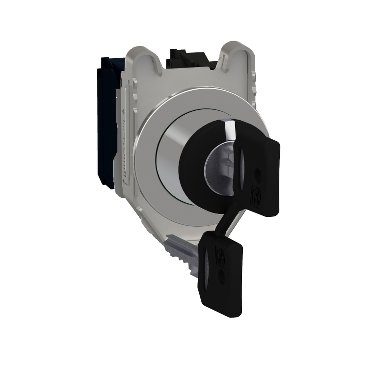 Schneider Electric Key switch selector flush mounted, metal, black, &Oslash;30, key n&deg;455, 3 pos - 6f2927b8a9c4a976a92931ac898d5c65 - 20083745