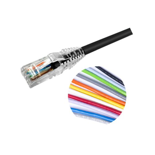 COMMSCOPE Patchkabel 10mtr zwart cat 5e - 701817 - 5543325