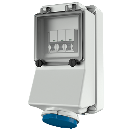 Mennekes WCD 16A3P 6H 230V IP44 + autom. - 7119 - 20022347