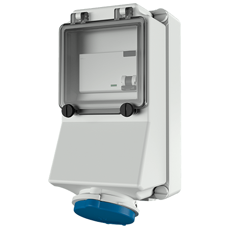 Mennekes WCD 16A 3P 6H 230V IP44 + aardlek - 7125 - 20022348