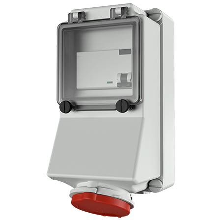 Mennekes WCD 16A 4P 6H 400V IP44 + aardlek - 7126 - 20022349
