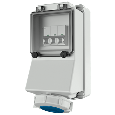 Mennekes WCD 16A 3P 6H 230V IP67 + autom. - 7143 - 20022356