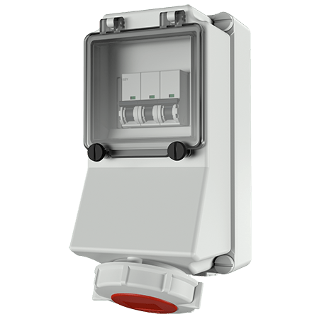 Mennekes WCD 16A 5P 6H 400V IP67 + autom. - 7145 - 20022357