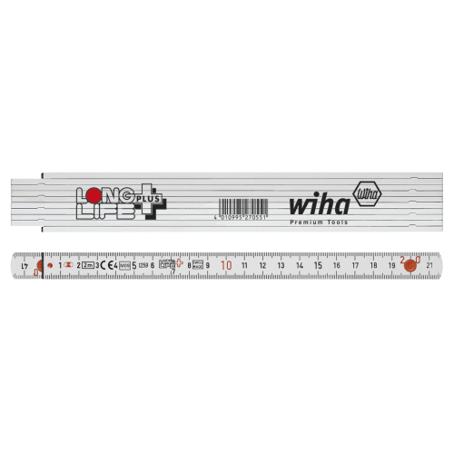 WIHA Longlife Plus Duimstok 410 2001 metrisch 10 delen (geel) 15mm/2m - 71e2817d 94e9 438b 9c63 665c4cdf088d - 20013287